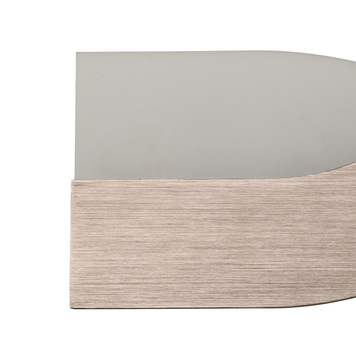 Modern Wall Lamp, 8W LED, Warm White, Brushed Brown and Frosted Finish, 3-Year Warranty
