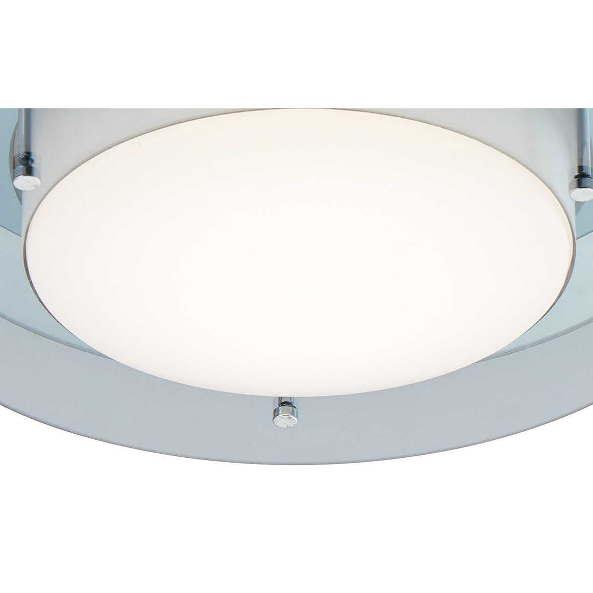 Ceiling LED Light, Smoked/Mirror Finish, 18W, 3000K, 1620lm, IP44, 3-Year Warranty