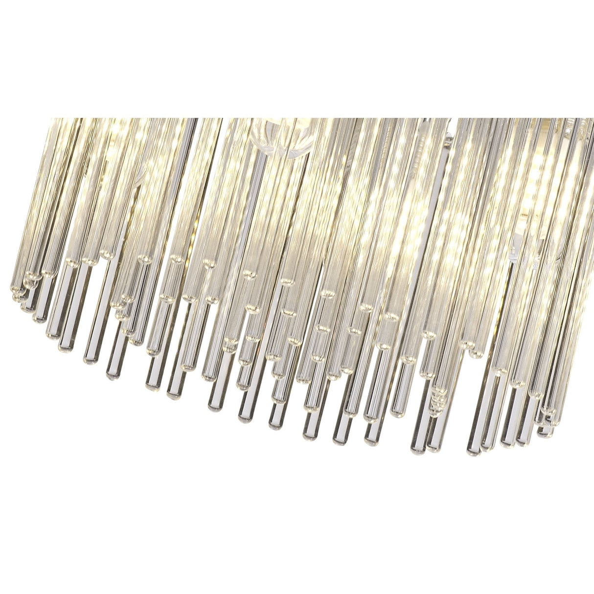 Polished Chrome Ceiling Light with Clear Glass, 4 x G9, IP44