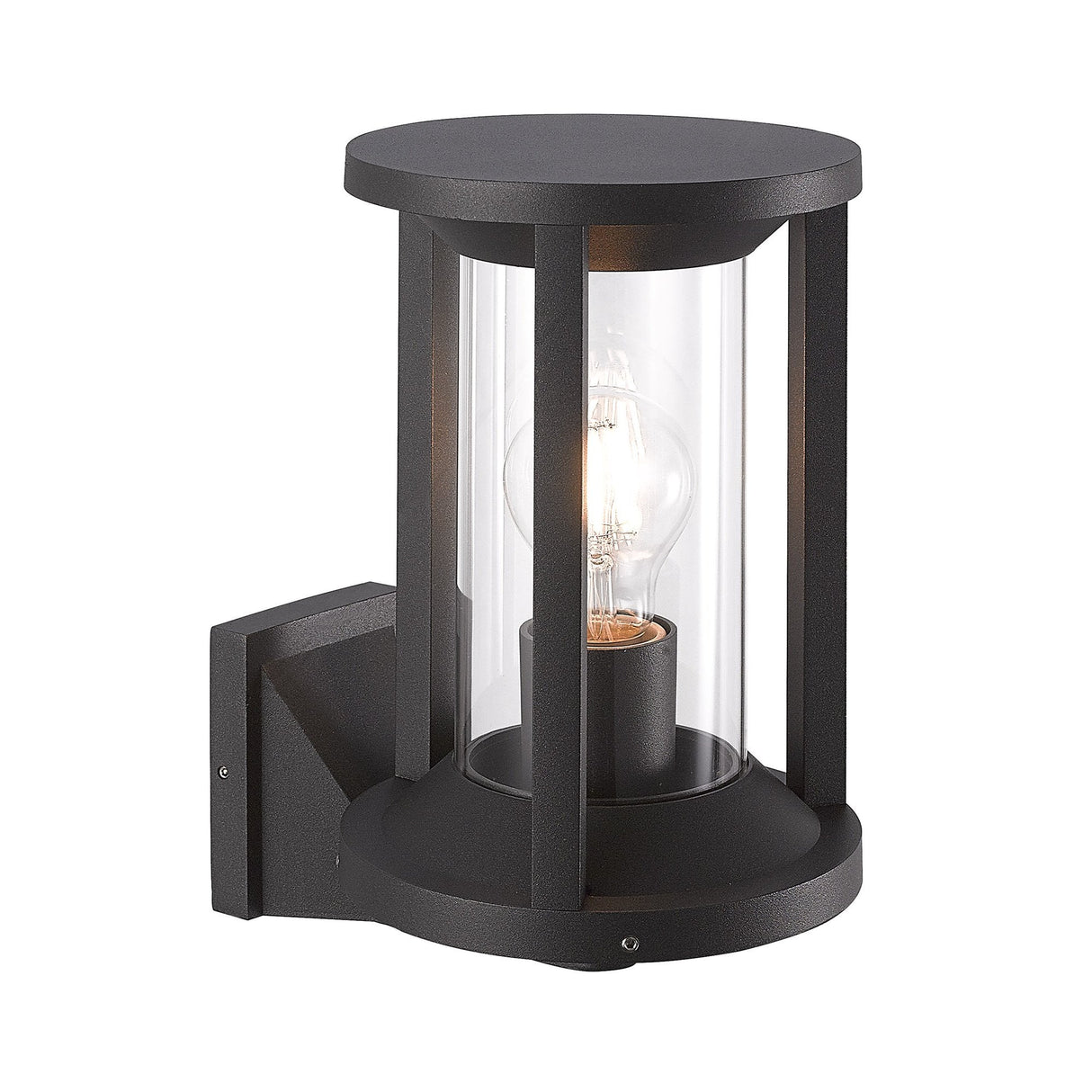 Elegant Outdoor Wall Lantern, E27 Socket, IP65, Anthracite Finish, 2-Year Warranty