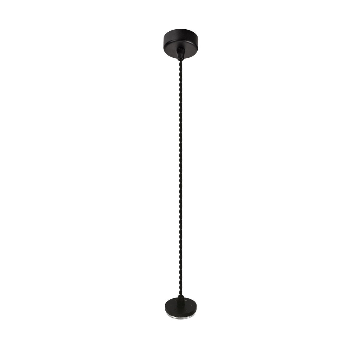 Sleek Sand Black Pendant Light Kit 2M with GU10 Holder