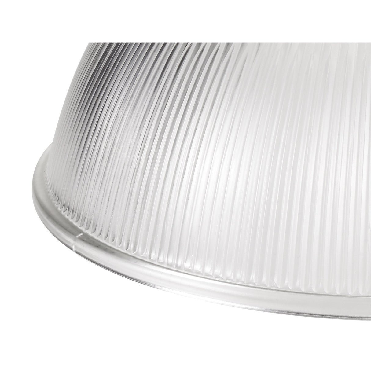 Clear Glass Dome Lampshade - 38cm Diameter