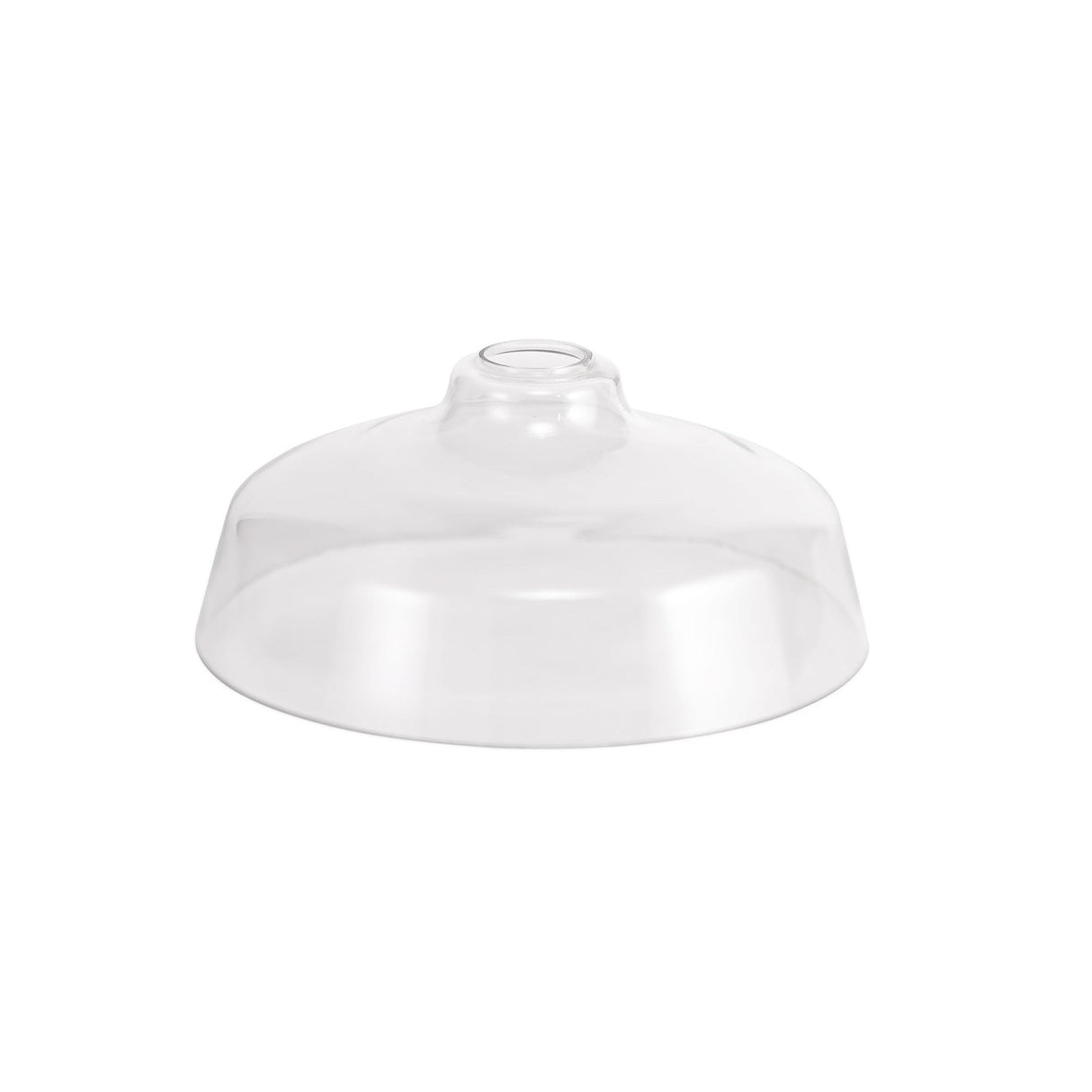 Clear Glass Circular Lampshade - 38cm Diameter