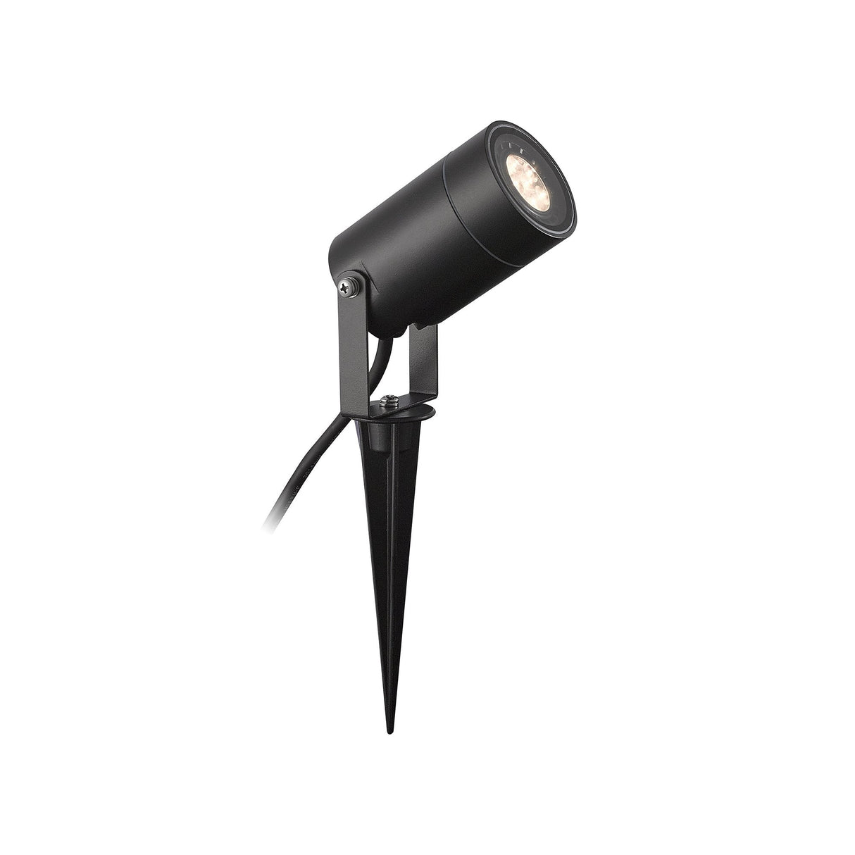 Outdoor Black Spike Light, GU10 Compatible, IP65, 2-Year Warranty