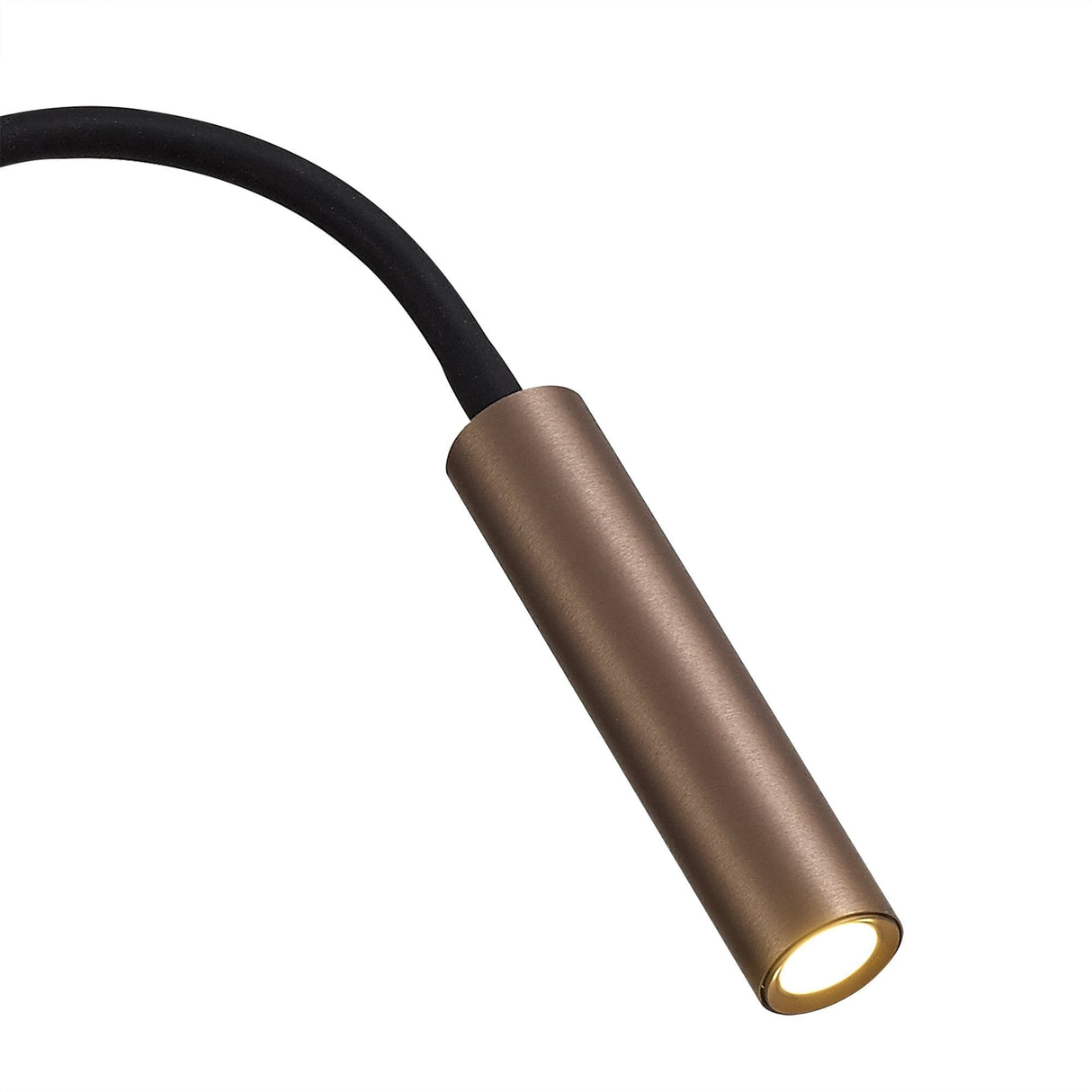 Modern Black and Satin Copper Adjustable LED Ceiling Light, 3000K Warm White, 3-Year Warranty