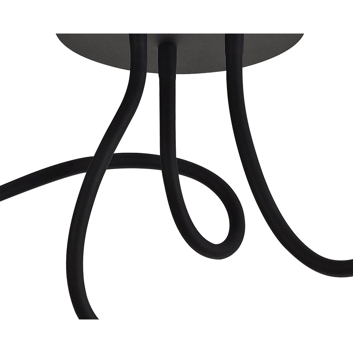 Modern Black and Copper Adjustable 3-Arm LED Ceiling Light with Dimmable Warm Glow