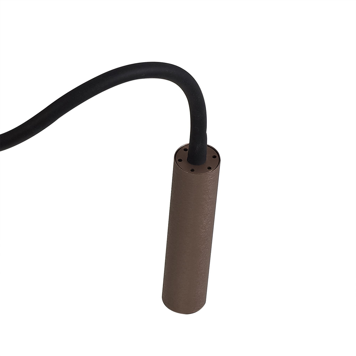 Modern Black and Copper Adjustable 3-Arm LED Ceiling Light with Dimmable Warm Glow