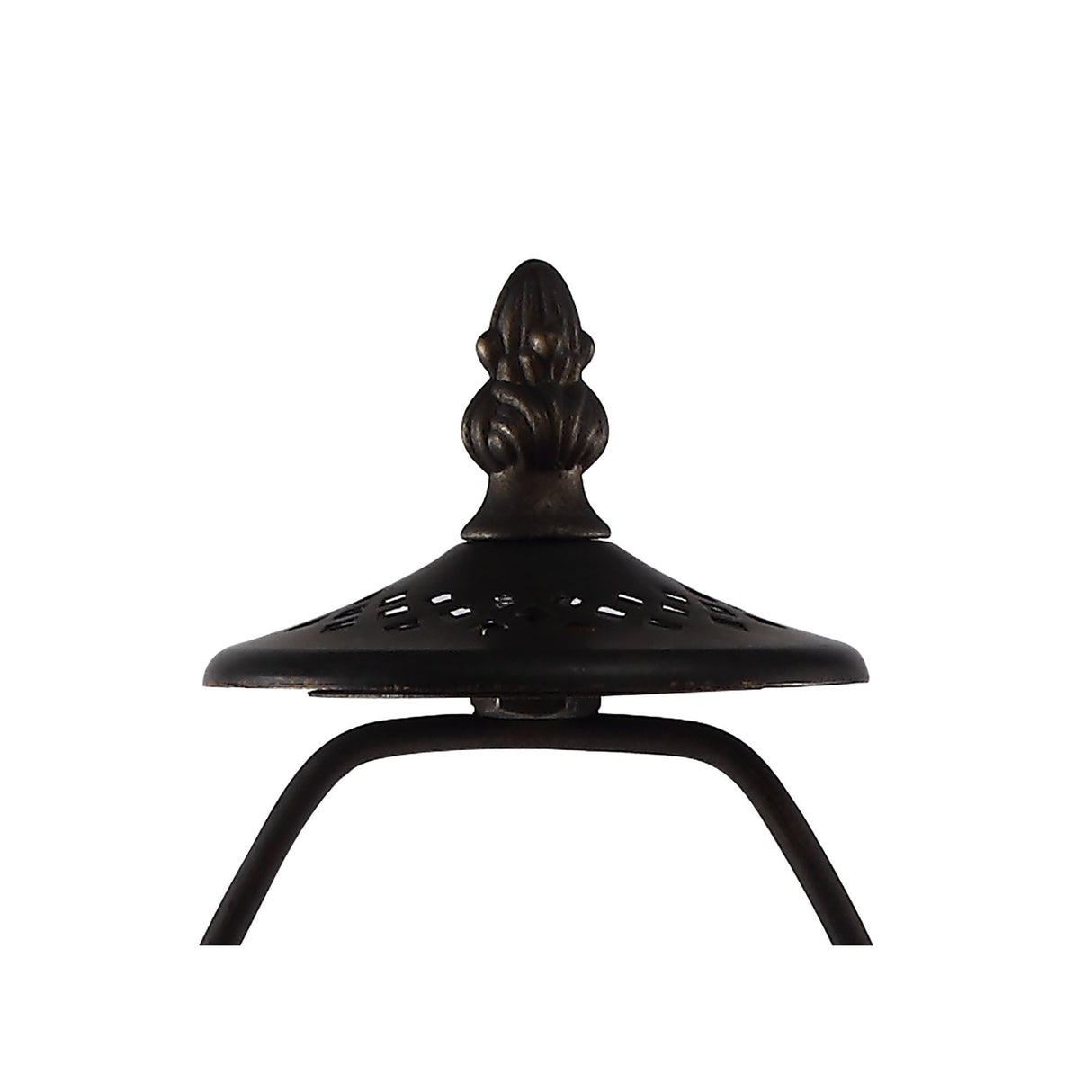 Elegant Octagonal Tiffany Table Lamp with Purple/Pink Crystal Shade, Antique Brass Finish
