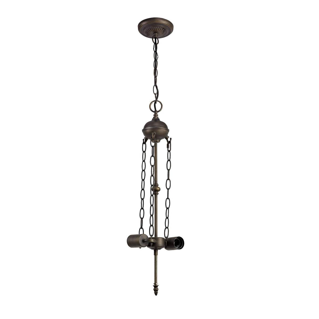 Elegant Tiffany Pendant Light with Dual Uplighting – Purple, Pink & Crystal, Antique Brass Finish