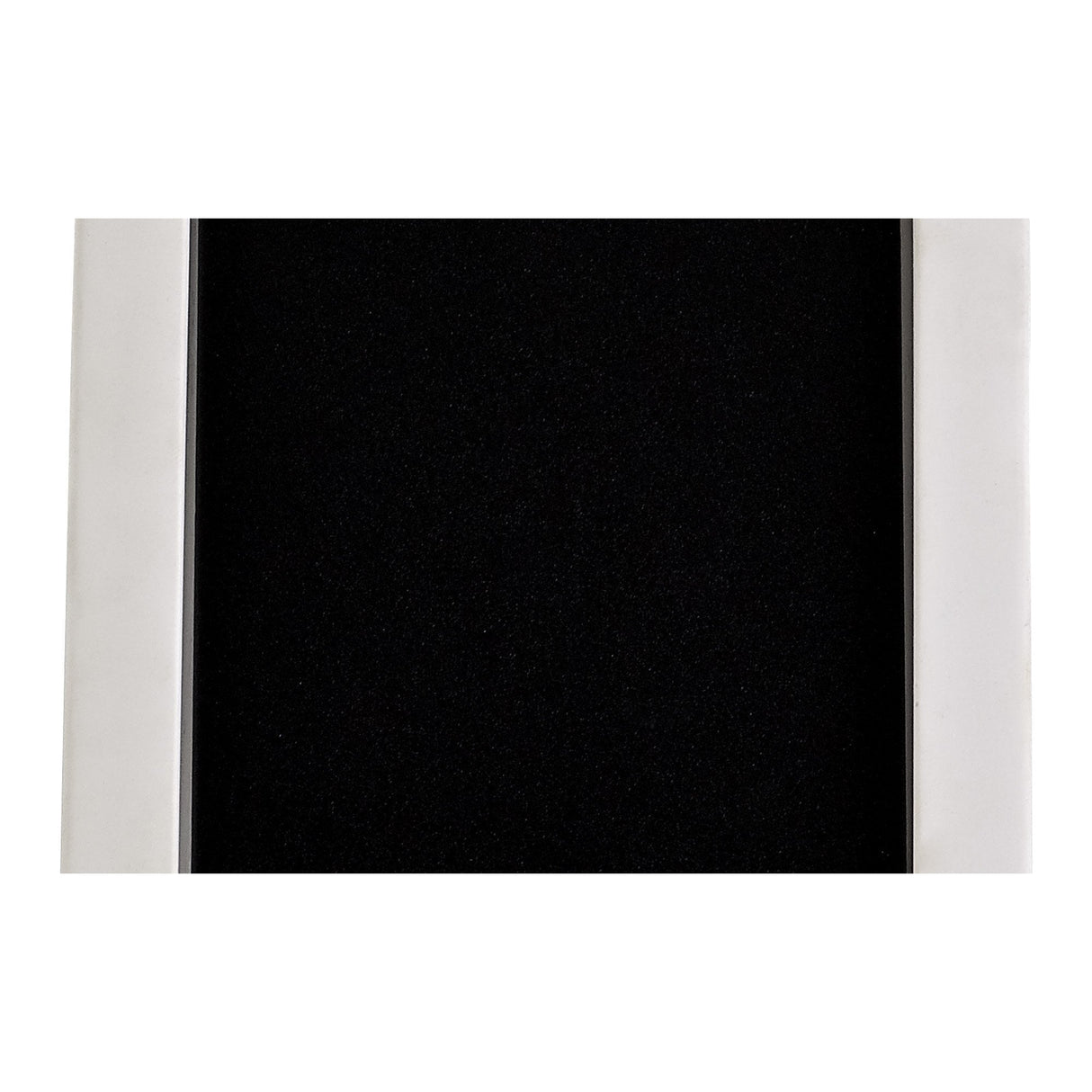 Contemporary White Gypsum Ceiling Light with Black Accent - 1 GU10 Spotlight
