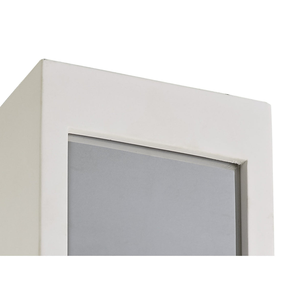 Sleek Single GU10 Ceiling Light: Paintable White Gypsum with Polished Chrome Accent