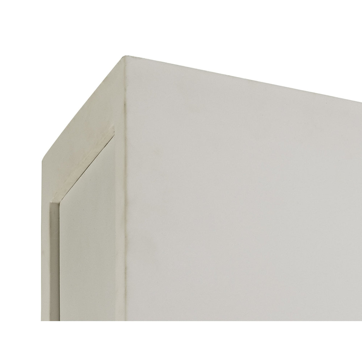 Dual Light Ceiling Fixture - Paintable White Gypsum with Matte Finish Cover