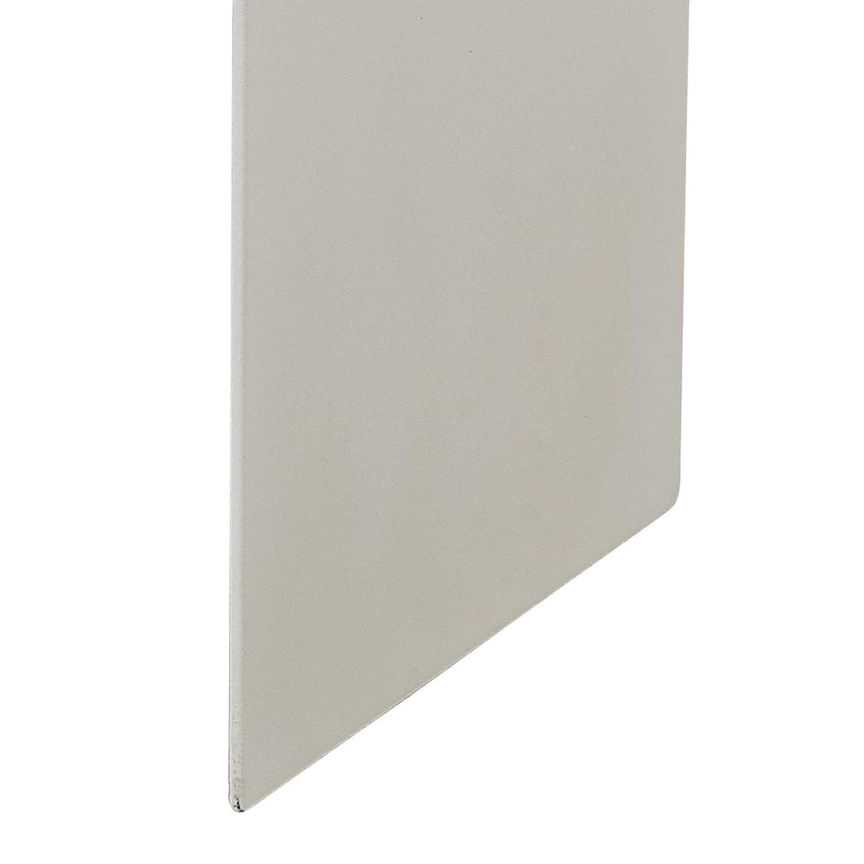 Dual Light Ceiling Fixture - Paintable White Gypsum with Matte Finish Cover