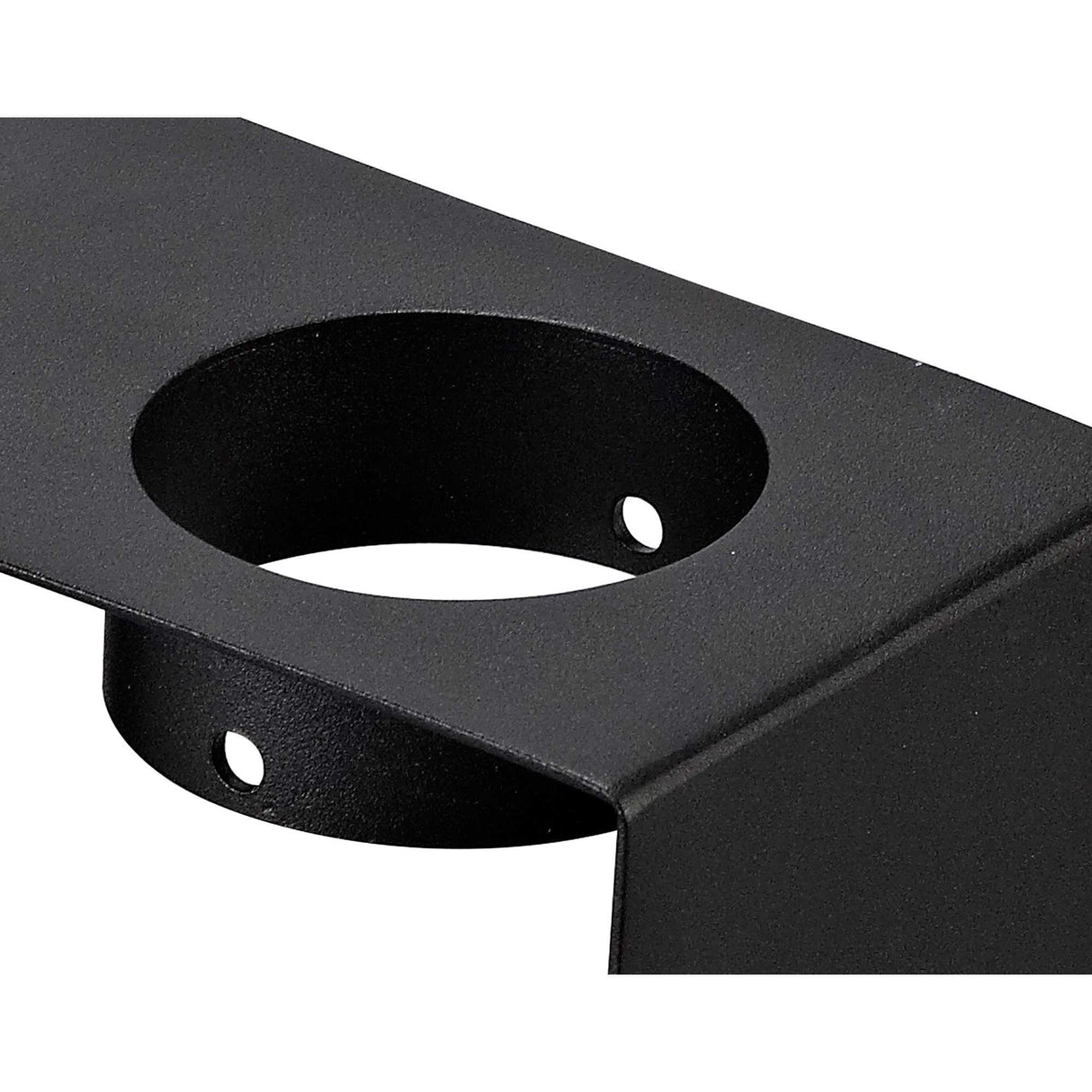 Dual Spotlight Ceiling Fixture - Customizable White Gypsum with Matte Black Accents