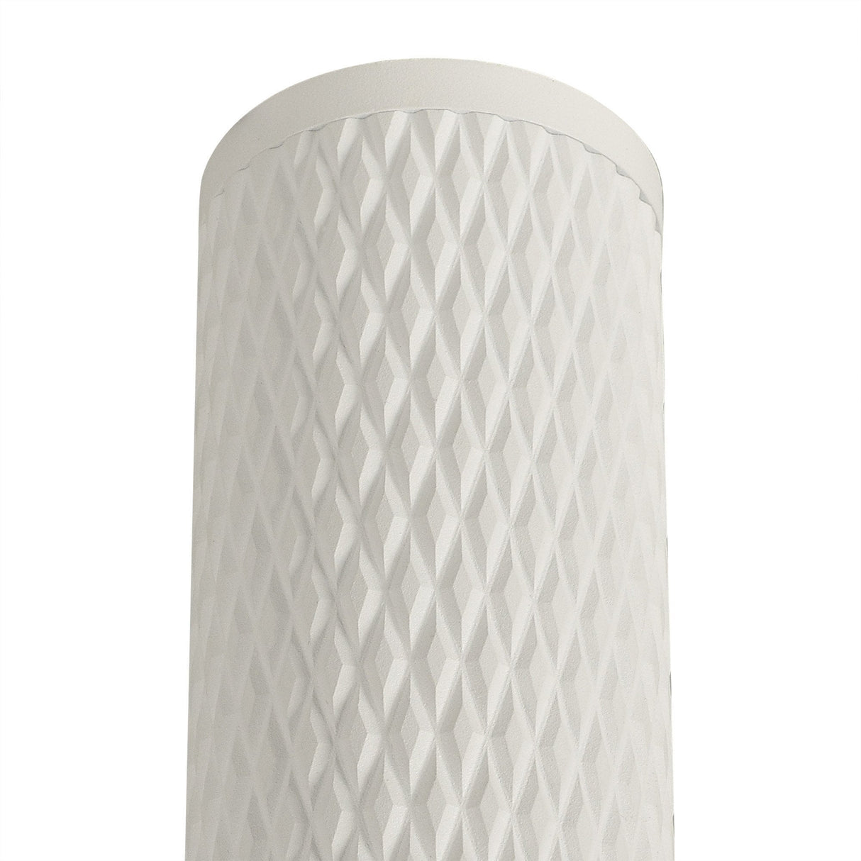 Minimalist Sand White Ceiling Spotlight with Acrylic Accent