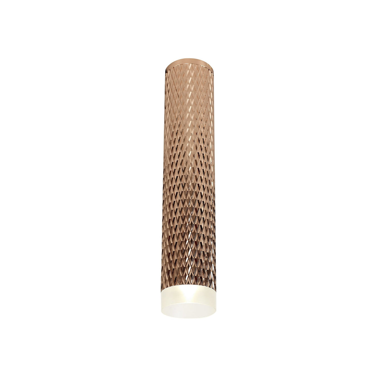 Elegant 30cm Rose Gold and Acrylic Ceiling Spotlight Fixture