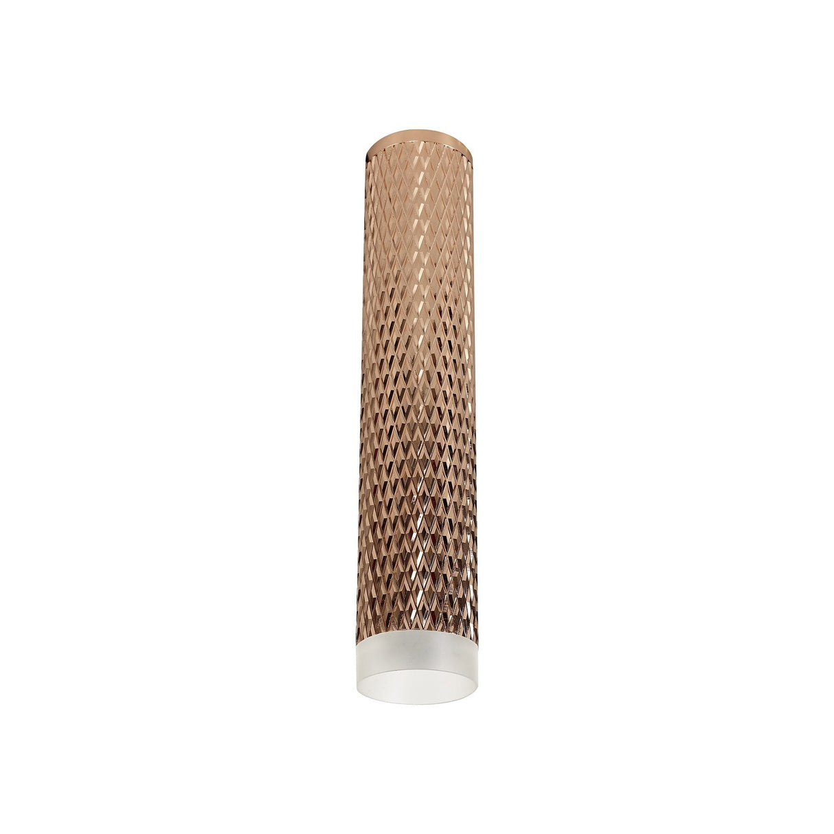 Elegant 30cm Rose Gold and Acrylic Ceiling Spotlight Fixture
