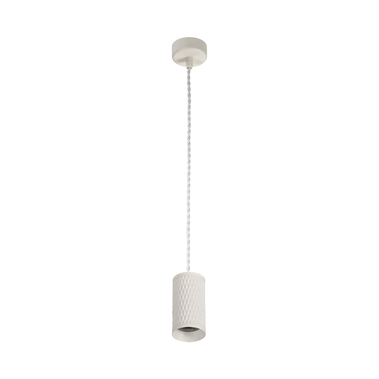 Elegant Sand White 11CM Single Pendant Light GU10