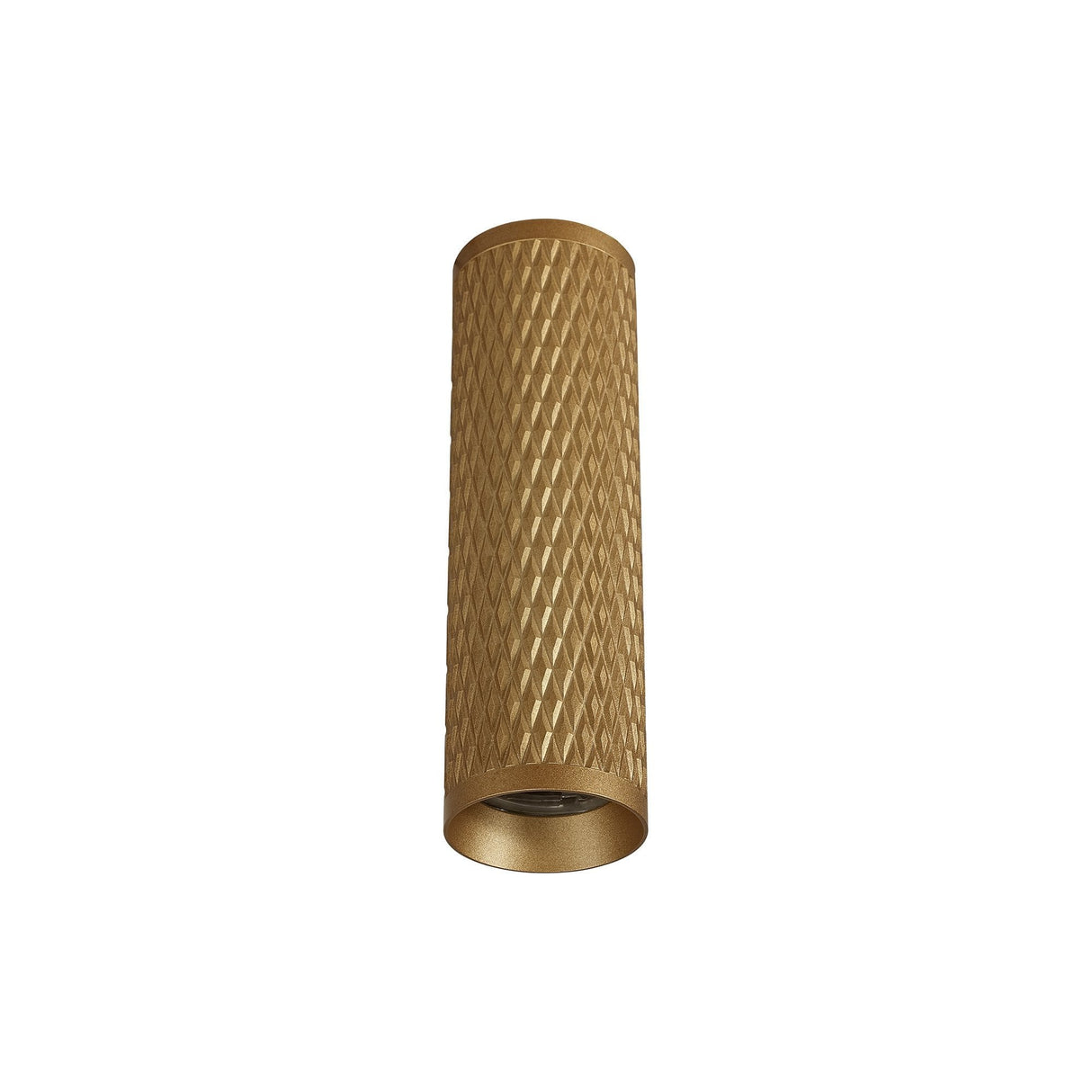 Elegant Champagne Gold Pendant Light - 20cm GU10 Spotlight