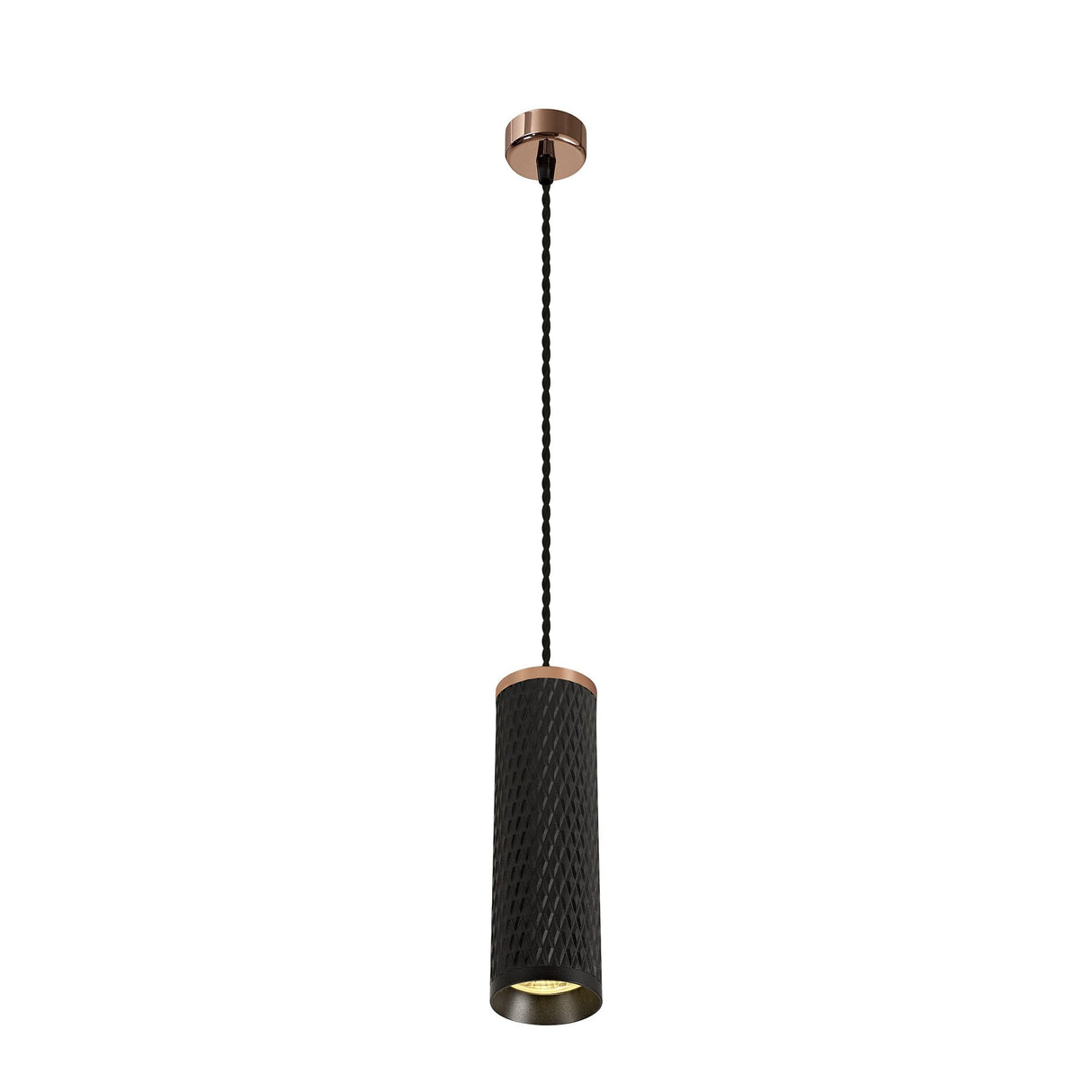 Elegant 20cm Rose Gold Pendant Light with Adjustable Drop