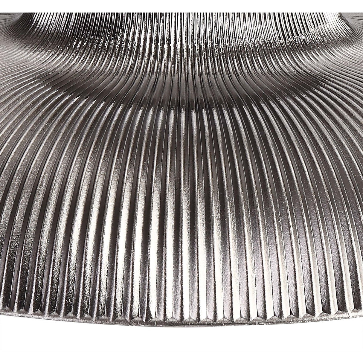 Triple Light Adjustable Pendant with 30cm Smoked Glass Shades, Polished Nickel Finish