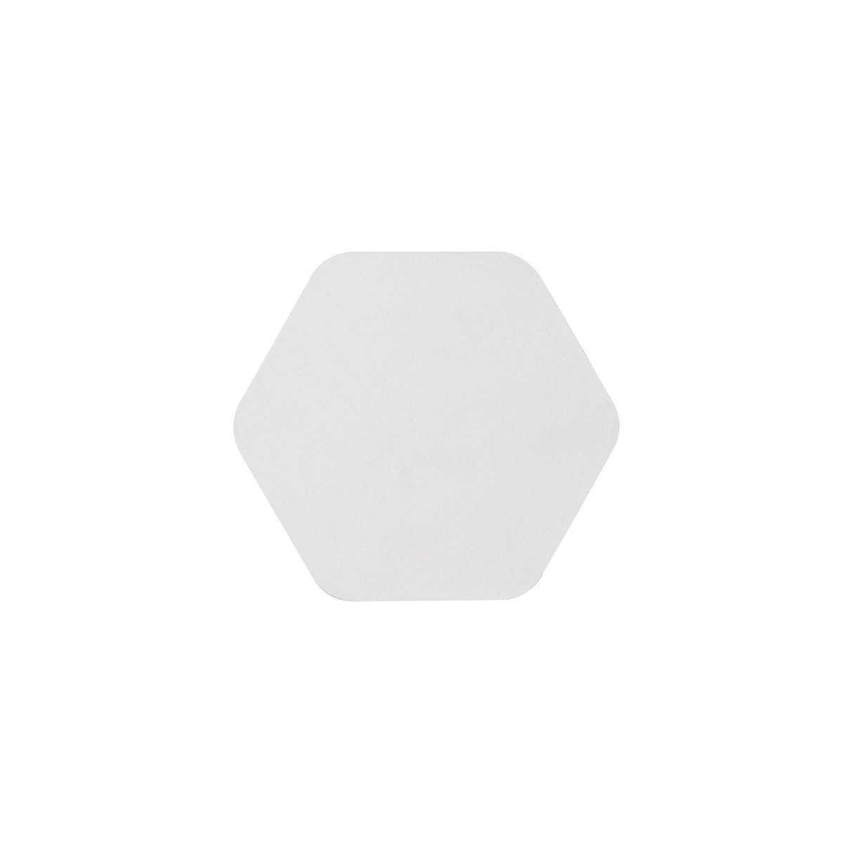12W LED Hexagonal Magnetic Wall Lamp, Sand White Finish