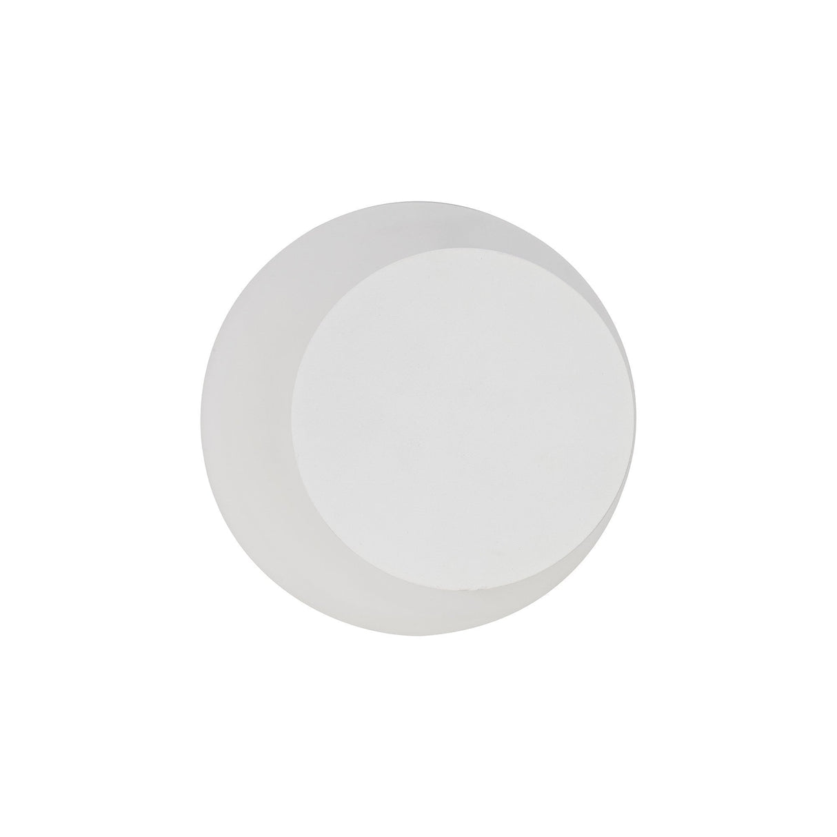 Magnetic Wall Lamp with Offset Design - 12W LED 3000K Warm White, Sand White Finish