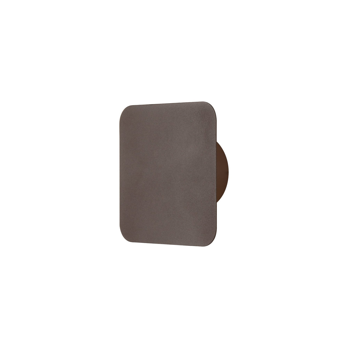 Square Coffee Finish LED Wall Lamp, 12W, 3000K Warm White, 498lm, Magnetic Base
