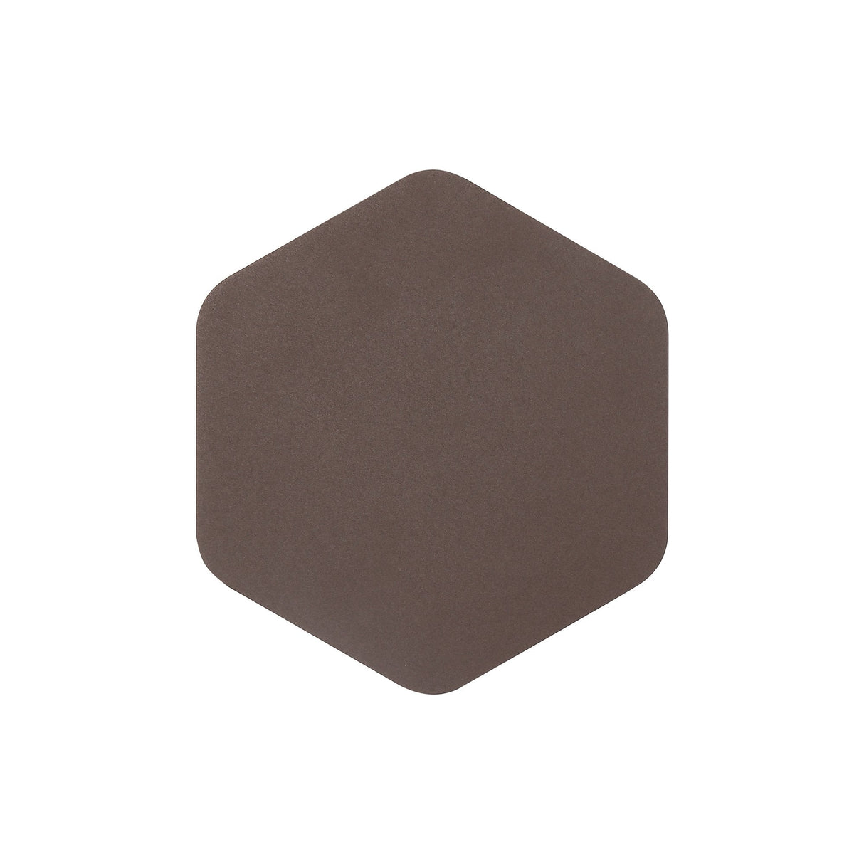 Coffee Tone Vertical Hexagonal Magnetic Wall Lamp, 12W LED, 3000K Warm White.