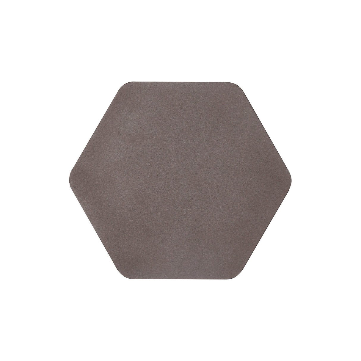 Hexagonal Warm White LED Wall Lamp with Magnetic Base and Coffee Frosted Diffuser