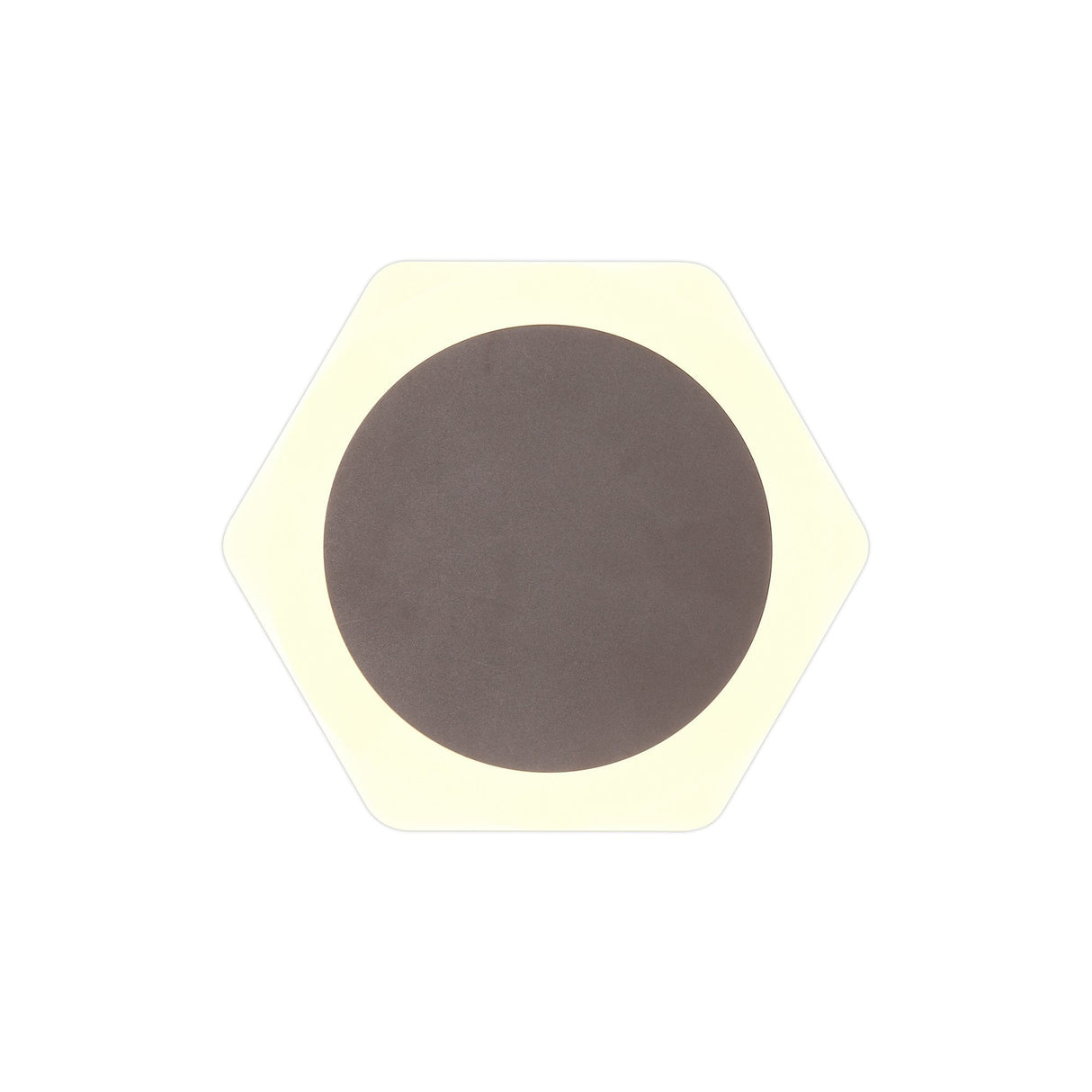 Modern Coffee Finish Magnetic Wall Lamp with Frosted Diffuser, 12W LED, 498lm, 3000K Warm White