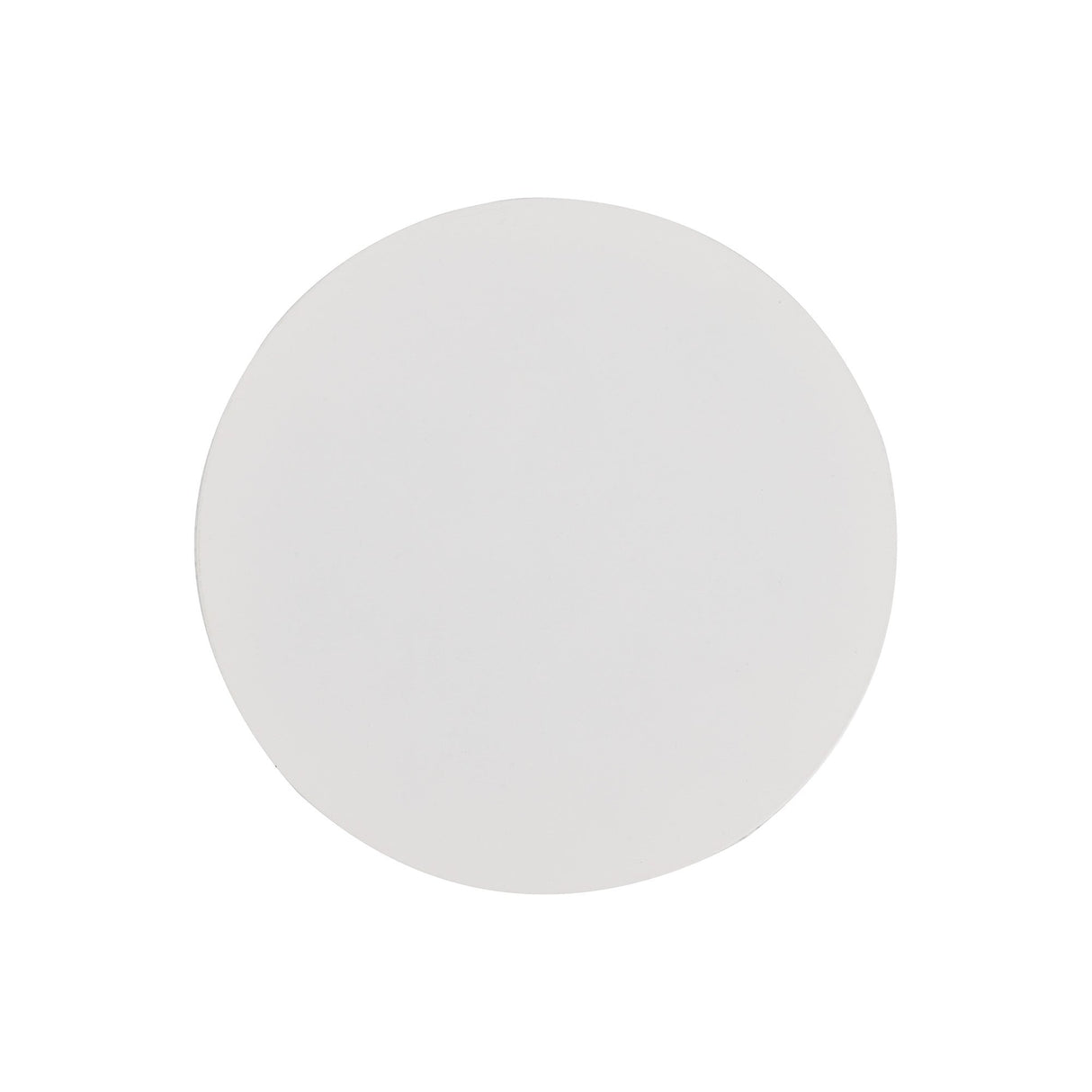 Round Sand White Non-Electric Decorative Plate - 200mm Diameter