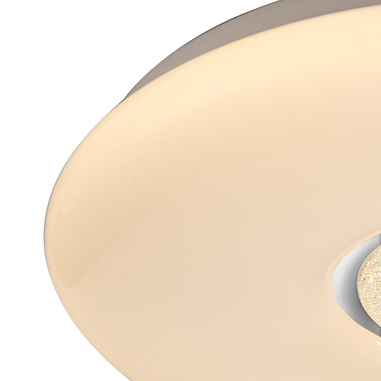 Ceiling Light with Switchable 24W LED, 3 CCT Modes, Opal White Finish, 2032lm, 3-Year Warranty