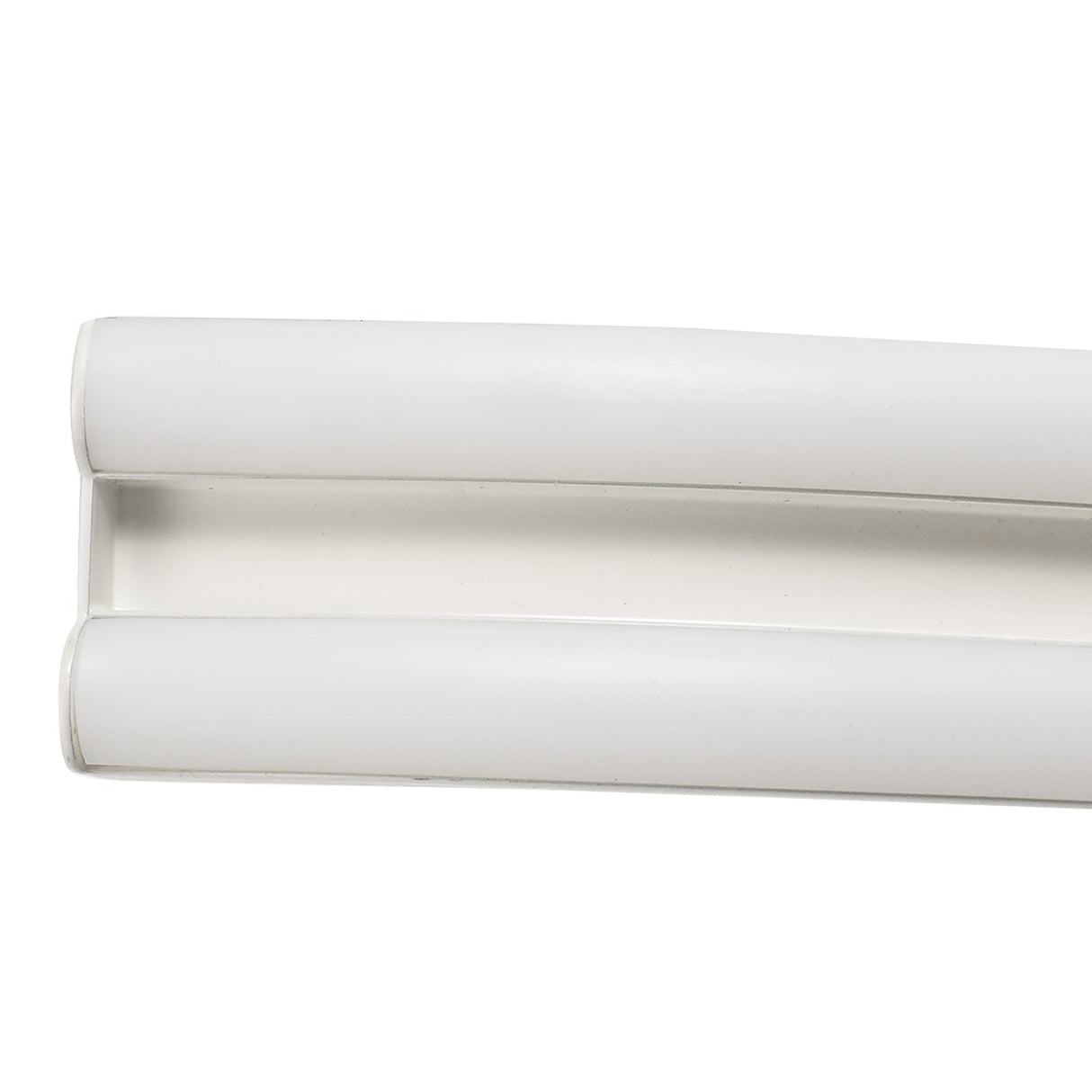 Sleek White Wall Lamp with Integrated 16W LED, 4000K, Opal Shade, 1041lm, 3-Year Warranty