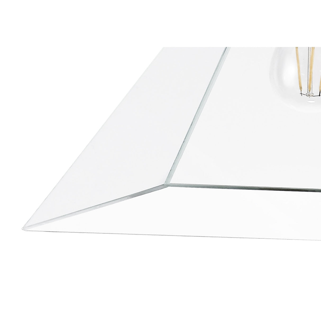 Elegant Antique Brass Pendant Light with Clear Shade