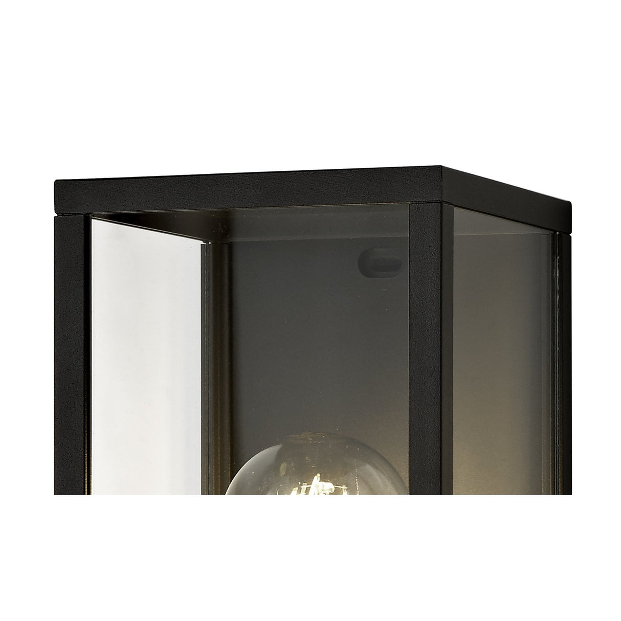 Sleek Graphite Black Wall Lamp, E27 Socket, Weatherproof IP54, Two-Year Warranty