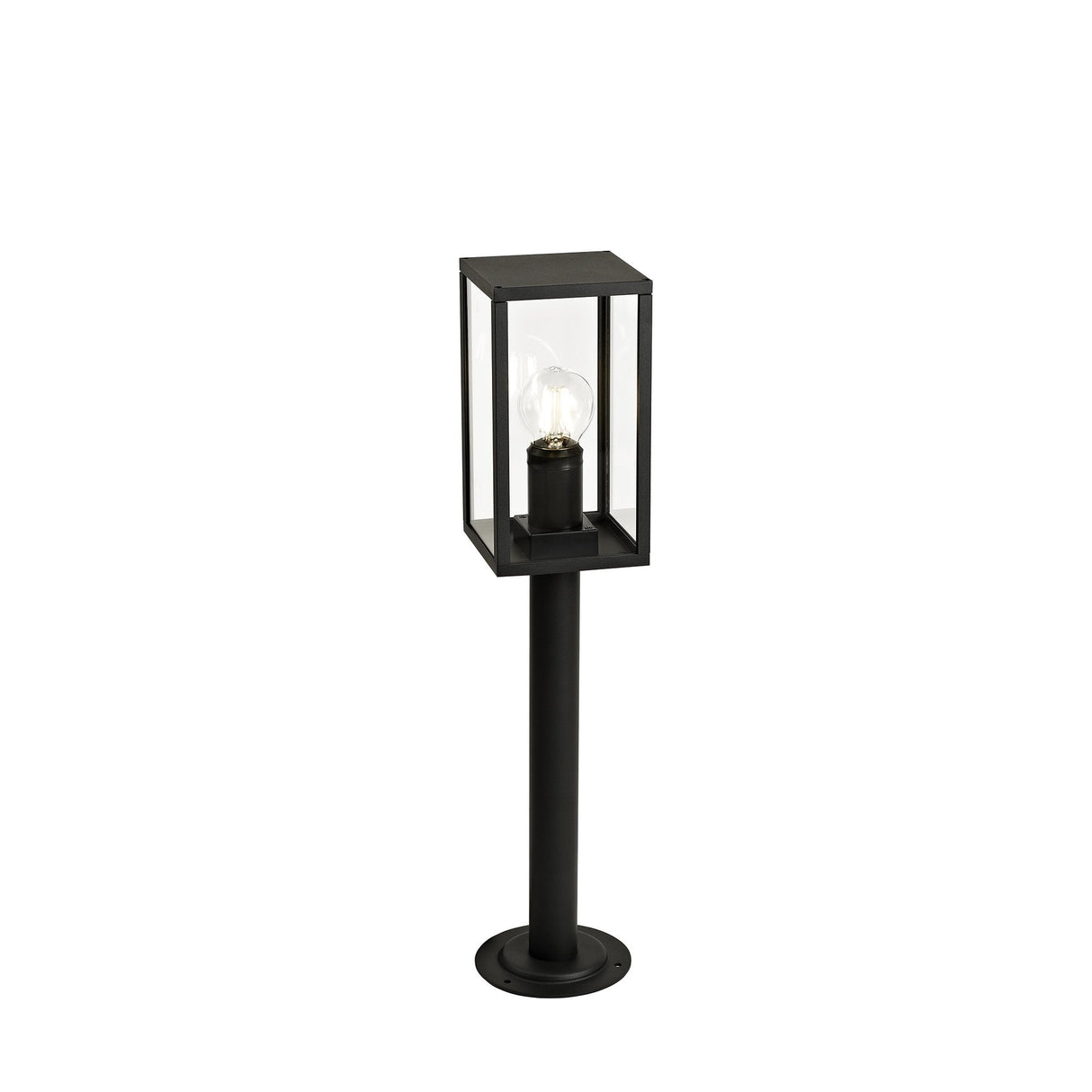 Graphite Black Outdoor Post Light, E27, IP54, 2-Year Warranty