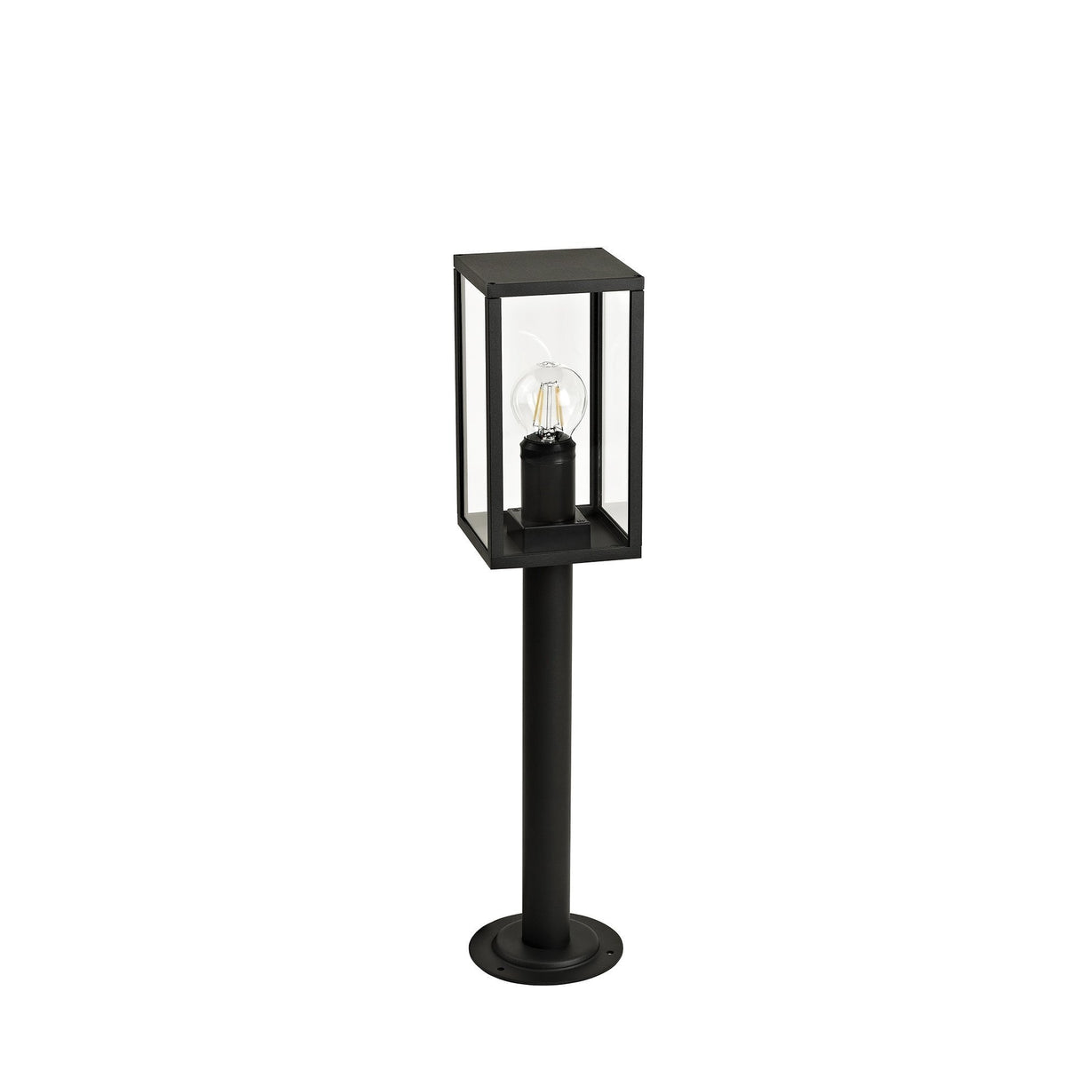 Graphite Black Outdoor Post Light, E27, IP54, 2-Year Warranty