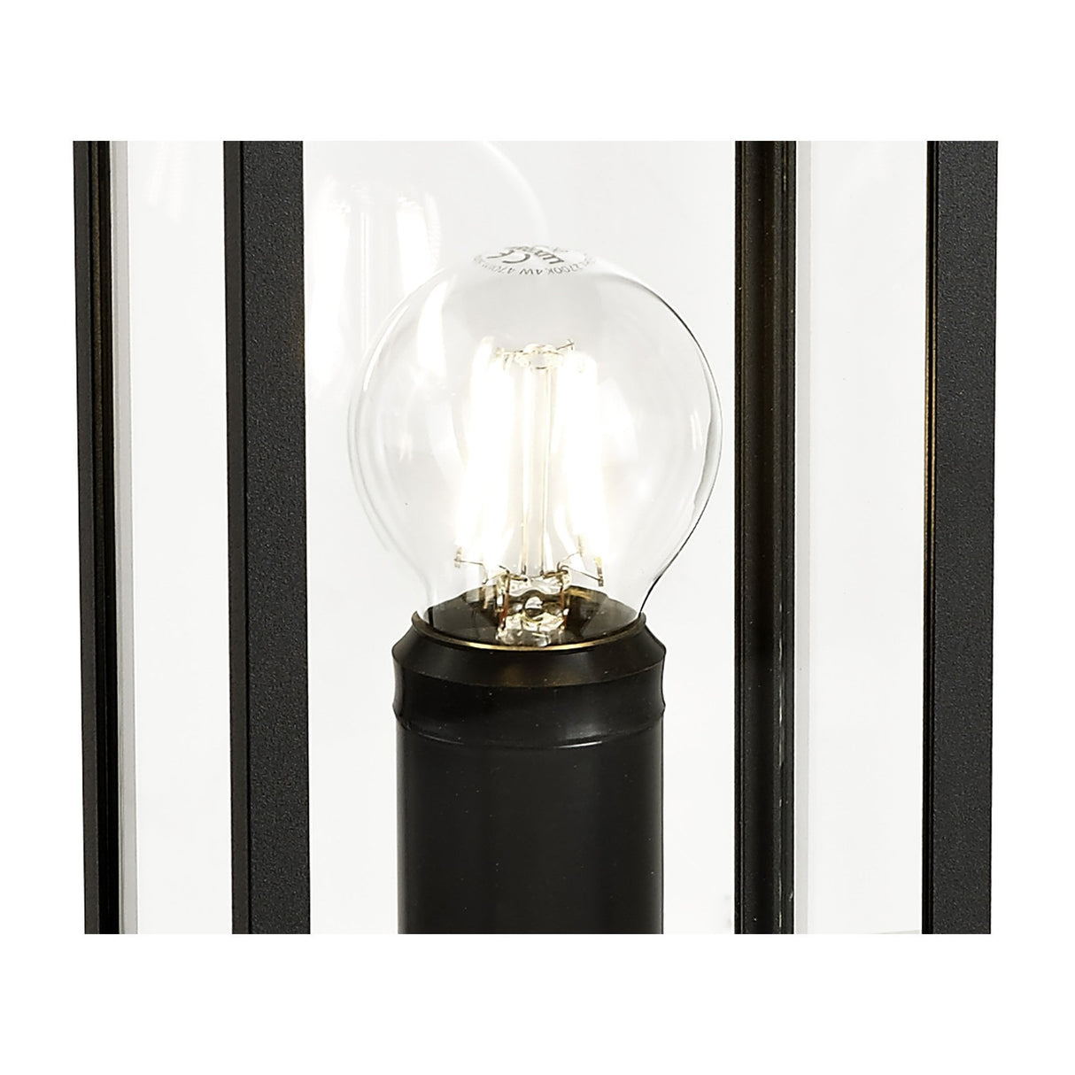Graphite Black Outdoor Post Light, E27, IP54, 2-Year Warranty