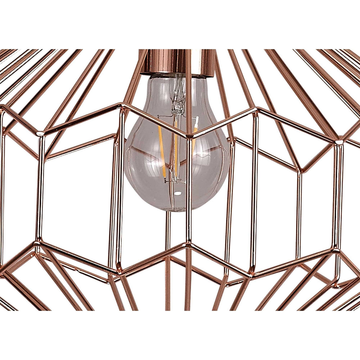 Vintage Elegance Pendant Light, 1 x E27, Antique Copper/Black