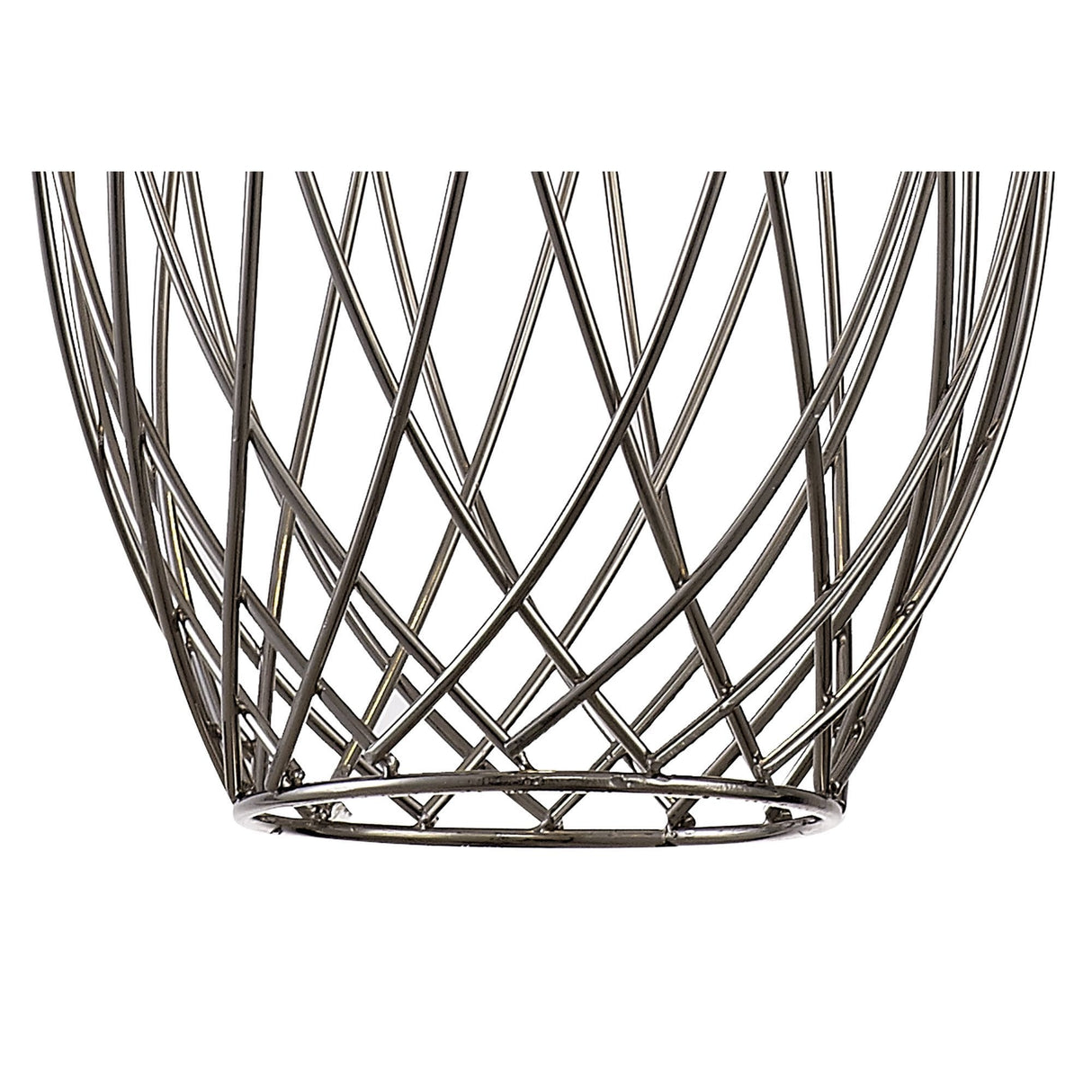 Elegant Curved Cylinder Pendant Light in Polished Nickel