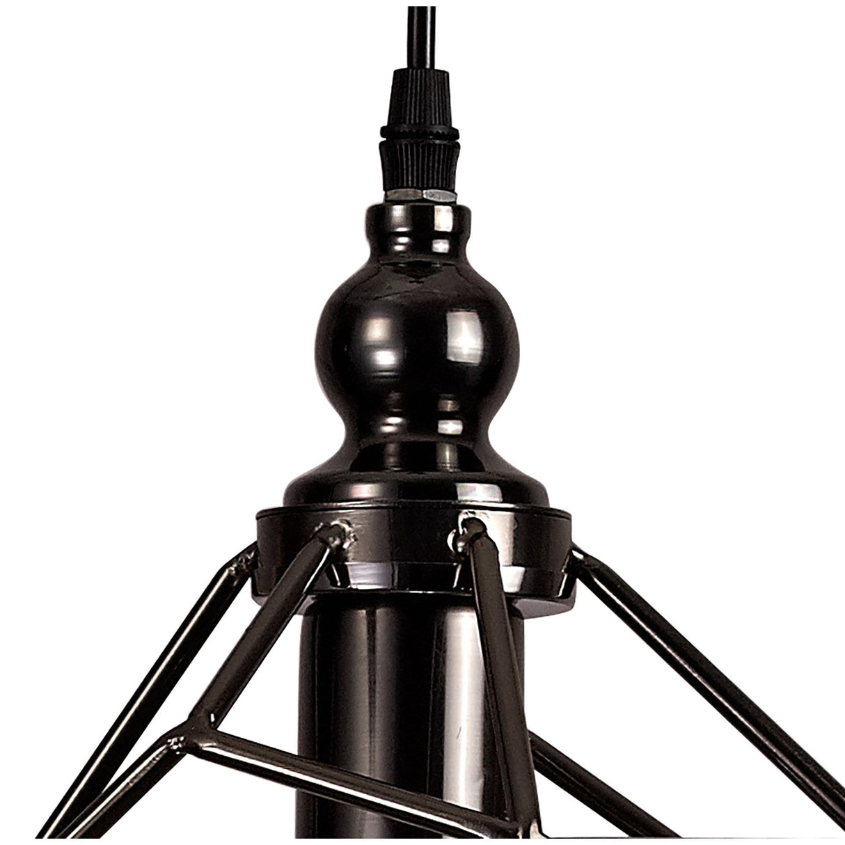 Elegant Black Nickel Pendant Light with Adjustable Drop