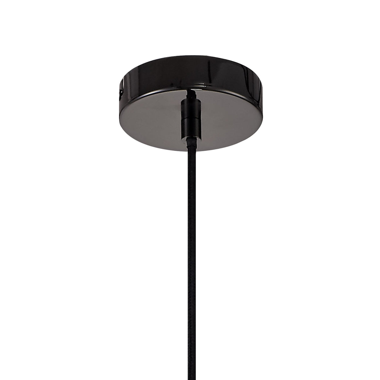 Sleek Black Nickel Pendant Light, 1 x E27 Socket
