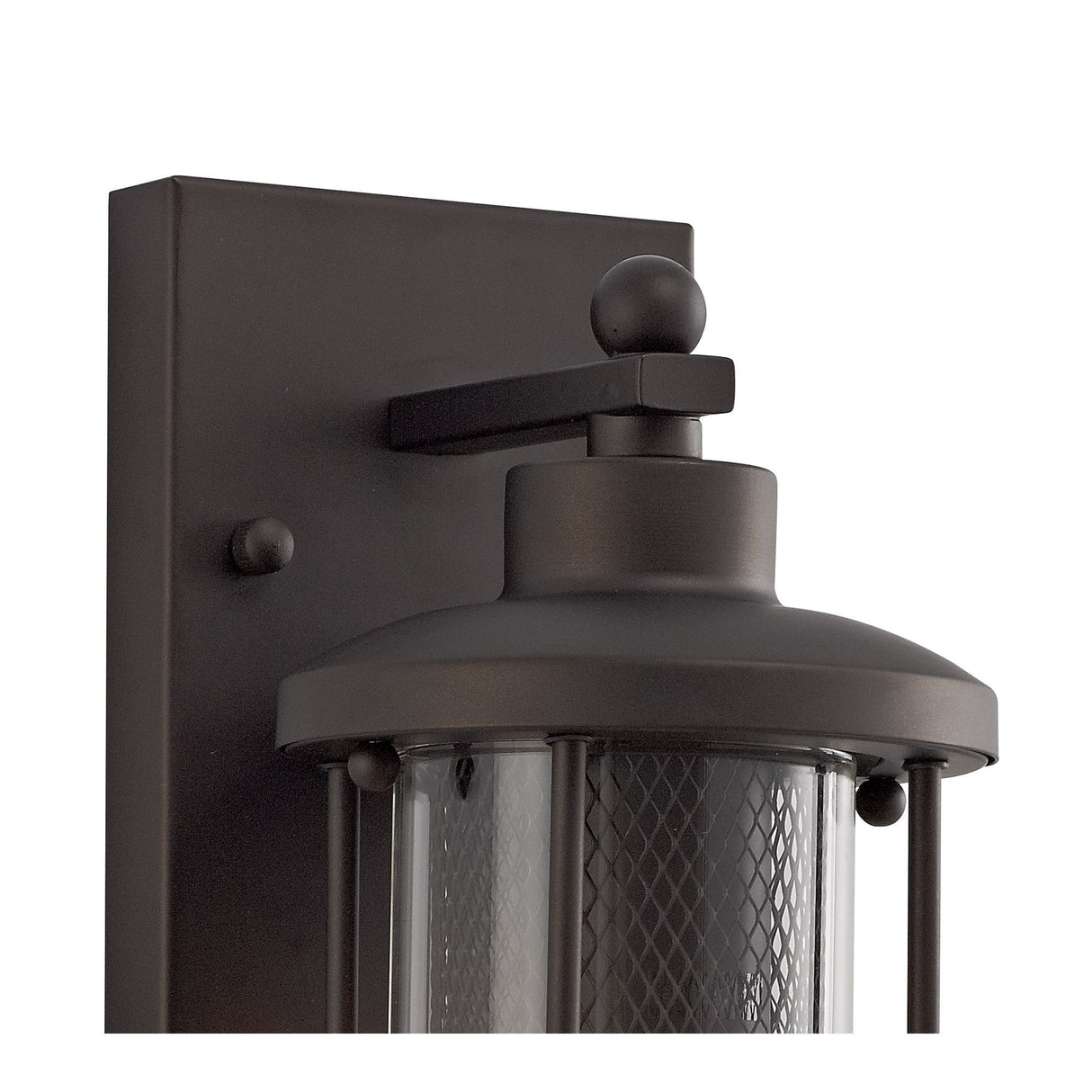 Antique Bronze Wall Lantern with Clear Glass - IP54, 2-Year Warranty, E27 Base