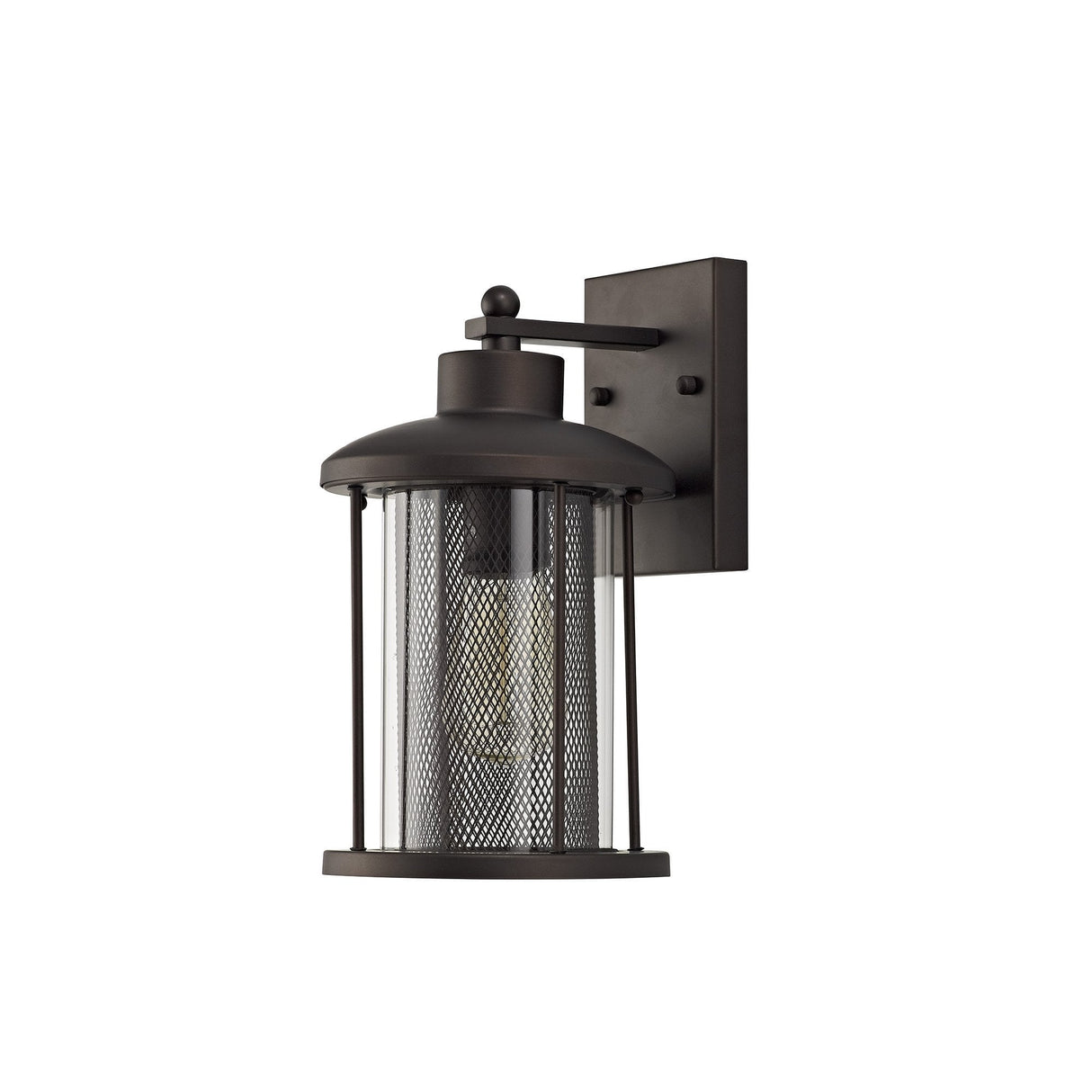 Antique Bronze Wall Lantern with Clear Glass, E27 Socket, IP54, 2-Year Warranty