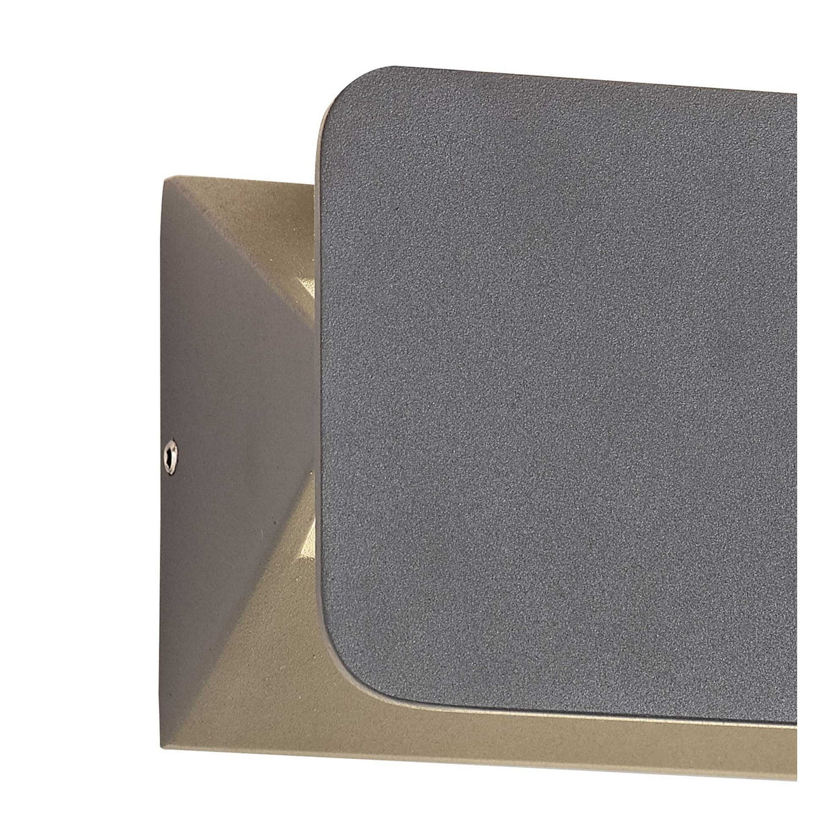 Dual Beam Anthracite LED Wall Lamp, 5W, 3000K, 190lm, IP54, 3-Year Warranty