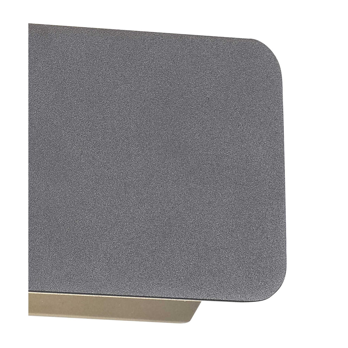Dual Beam Anthracite LED Wall Lamp, 5W, 3000K, 190lm, IP54, 3-Year Warranty