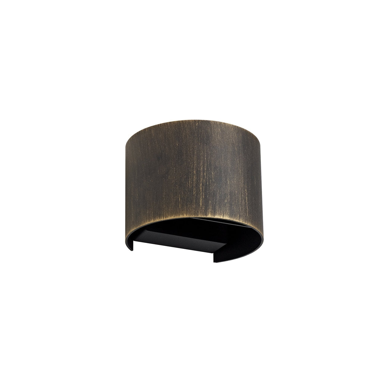 Modern Black and Gold Dual Beam Wall Lamp, 2 x 3W COB LEDs, 3000K, 410lm, IP54, 3-Year Warranty