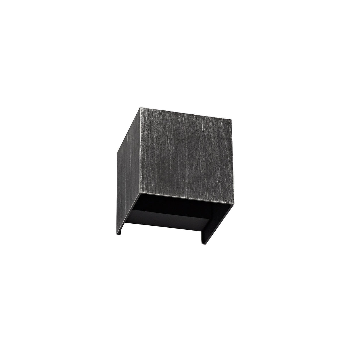 Dual Beam LED Wall Lamp, 6W Total, Warm White, IP54, Black/Silver, 3-Year Warranty