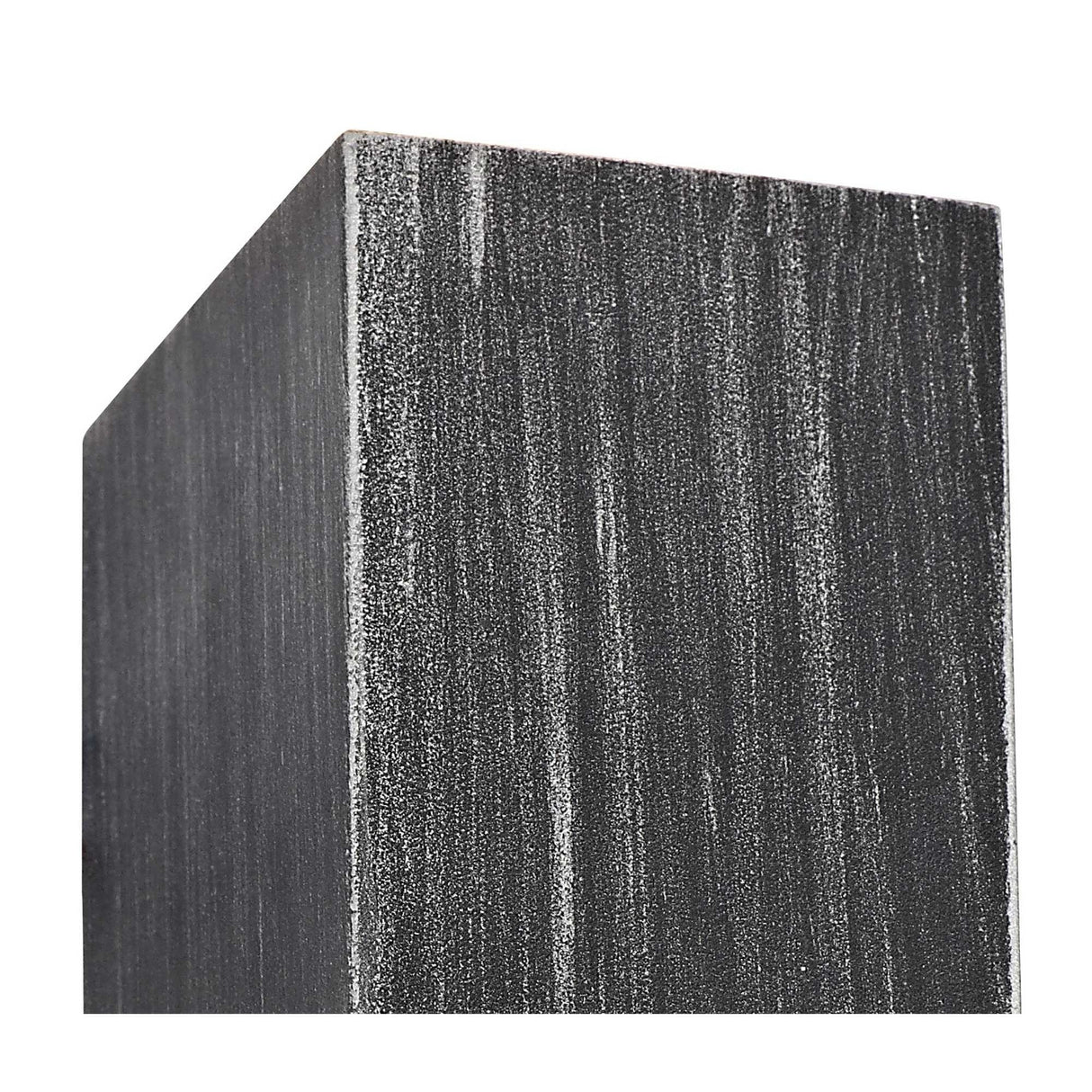 Modern Dual GU10 Rectangle Wall Sconce, IP54, Black/Silver Finish